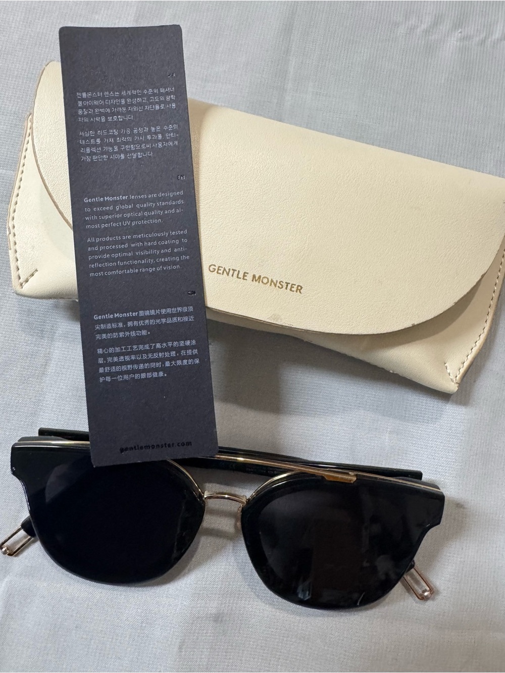 🕶️ GENTLE MONSTER x Tilda Swinton Collaboration Sunglasses w/case-Pre-loved/EUC - Picture 9 of 14